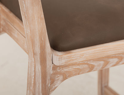 Balam - 24" Barstool (Set of 2) - Light Brown / Dark Brown