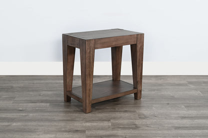 Doe Valley - Mahogany Wood Coffee Table With Casters