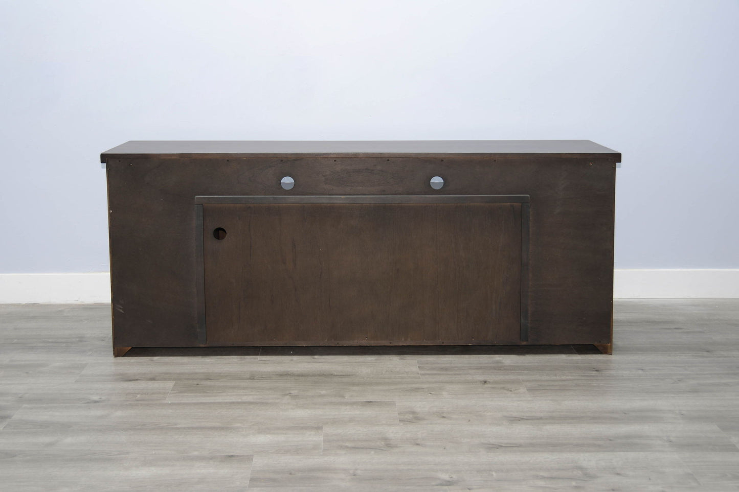 76" Media Console With Electric Fireplace