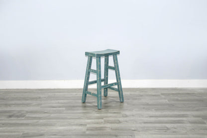 Marina - Stool With Wood Seat (Set of 2)