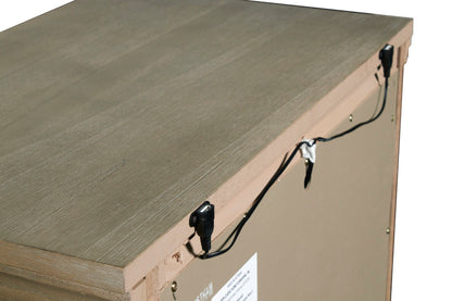 Allegra - Nightstand - Pewter