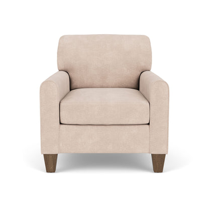 Moxy - Fabric Chair, Rounded Mailbox Arms