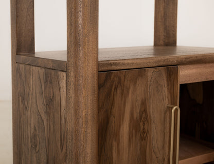 Balam - Pier With 2 Door And 3 Shelf - Light Brown