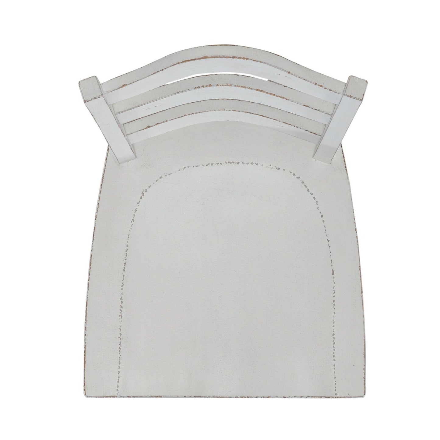 Magnolia Manor - Ladderback Swivel Bar Stool - White