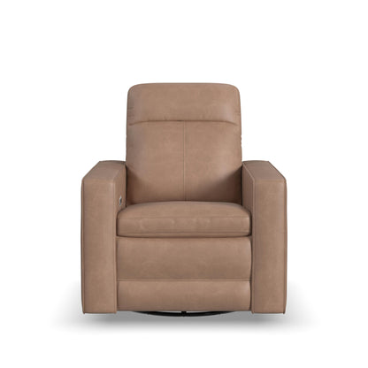Dutch - Power Swivel Gliding Recliner With Power Headrest, Lumbar, Heat & Massage