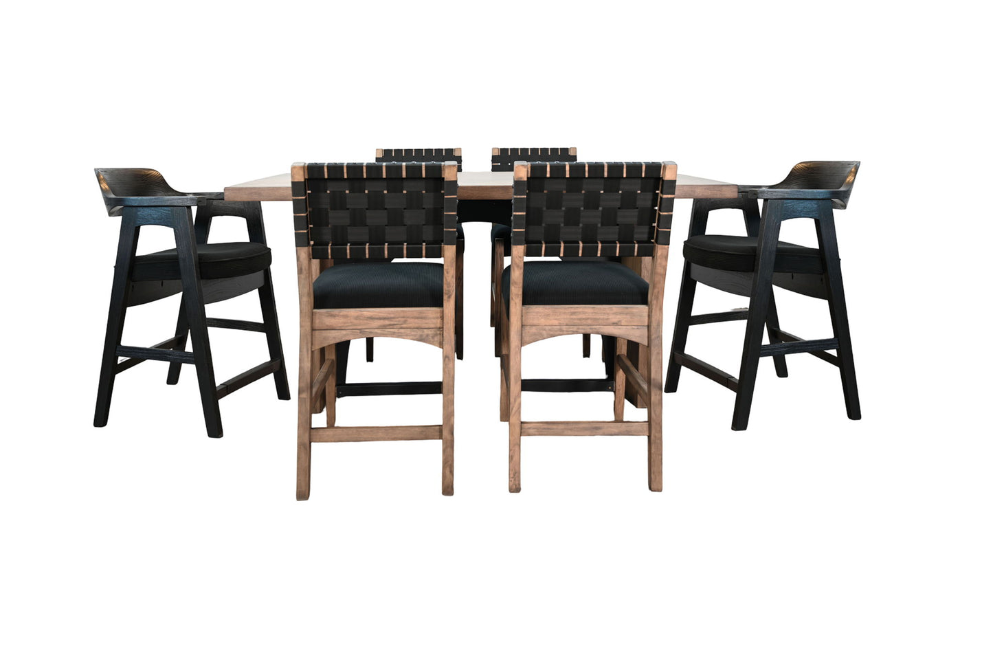 Modern - Rectangular Arch Counter Table Set