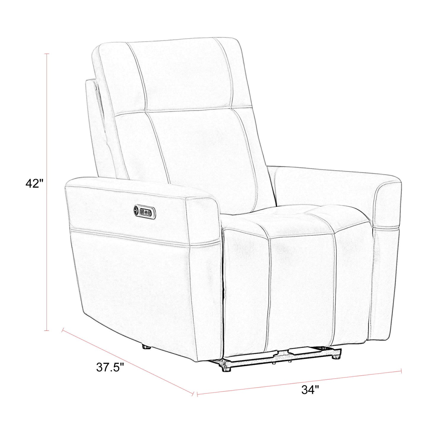 Bradford - Power Zero Gravity Recliner