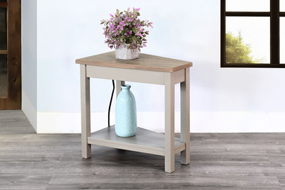 Chair Side Table With Power Strip