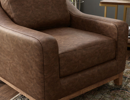 Olivo - Comfort Loveseat - Chocolate Brown