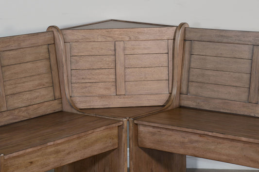 Doe Valley - Breakfast Nook Set - Dark Brown