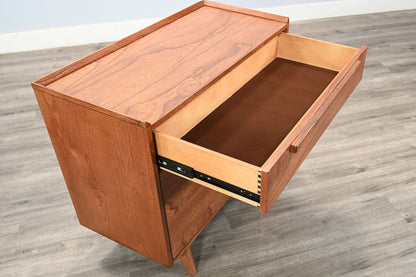 American Modern - Lateral File Cabinet - Cinnamon