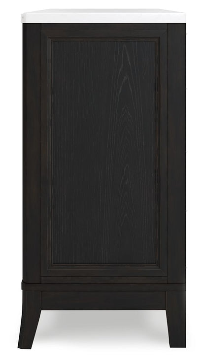 Welltern - Dining Room Server - White / Black