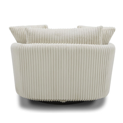 Boomer - Large Swivel Chair with 2 Pillows