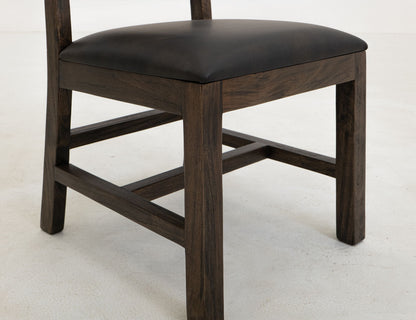 Teak - Chair (Set of 2) - Oil Black