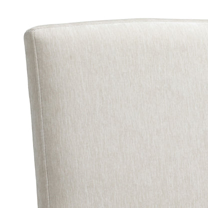West End - Parson Chair With Ivory Upholstery