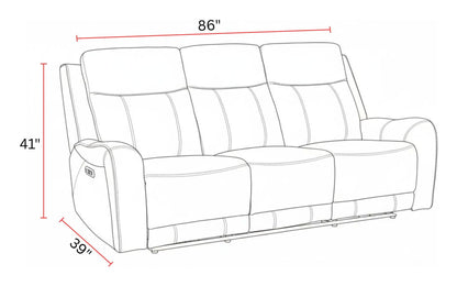 Haywood - Power Reclining Sofa Set