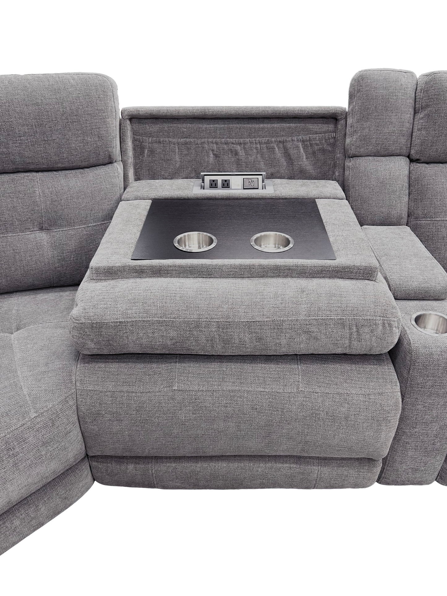 Richland - Modular Power Reclining Sectional With Power Adjustable Headrests