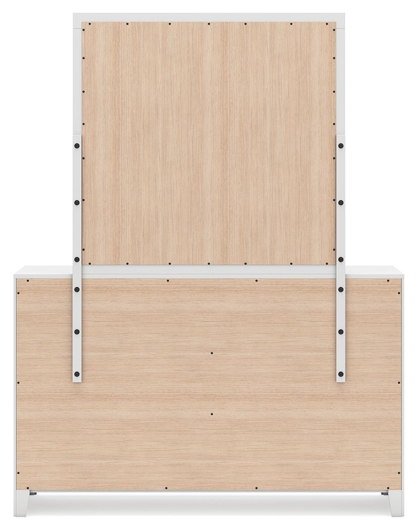 Binterglen - Dresser And Mirror - White