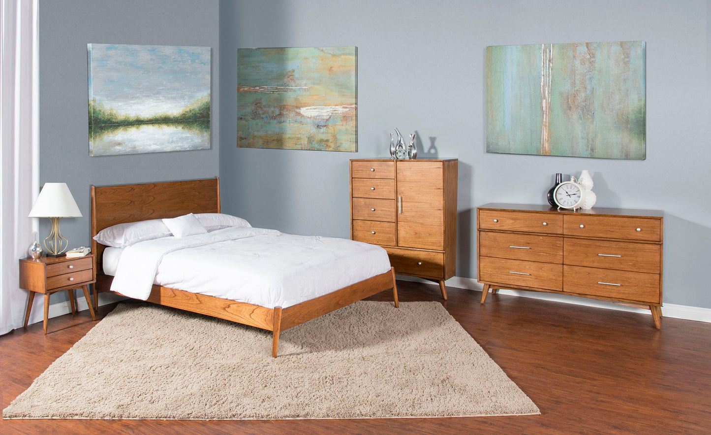 American Modern - Panel Bed