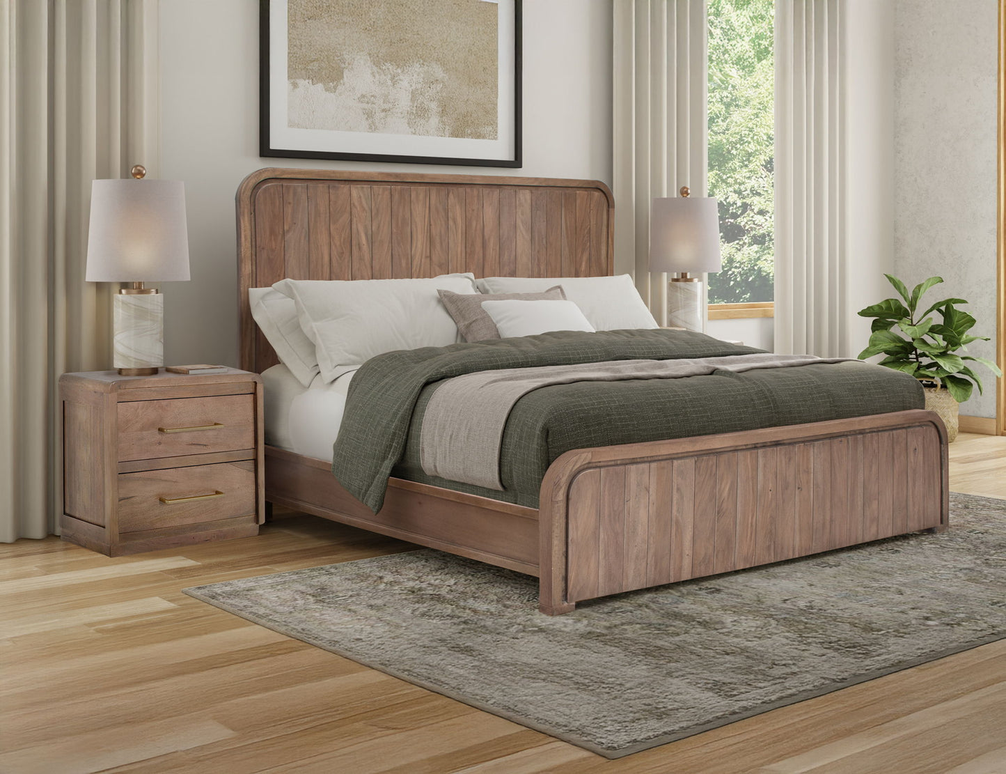 Mezquite - Nightstand - Mezquite Brown