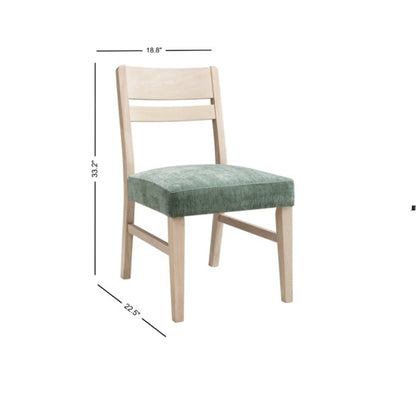 West End - Ladder Chair With Sage Green Seat