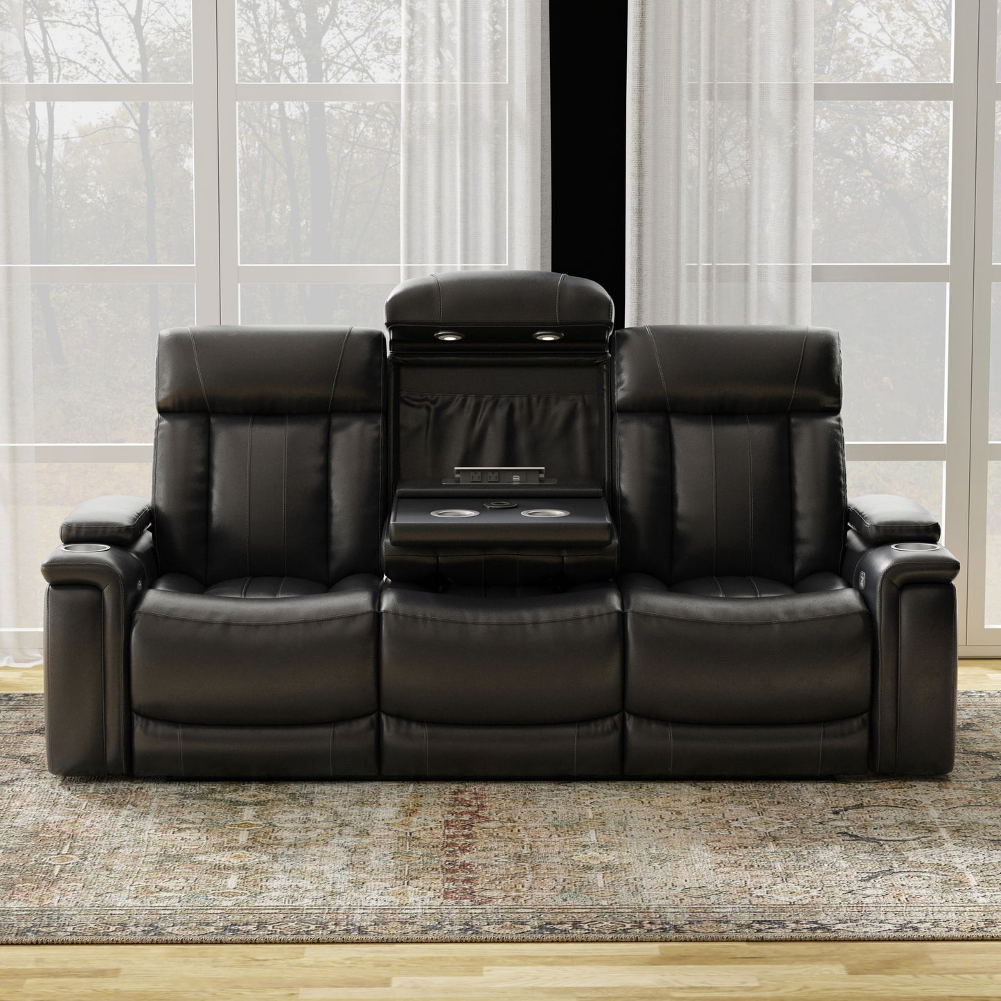Royce - Power Drop Down Console Sofa