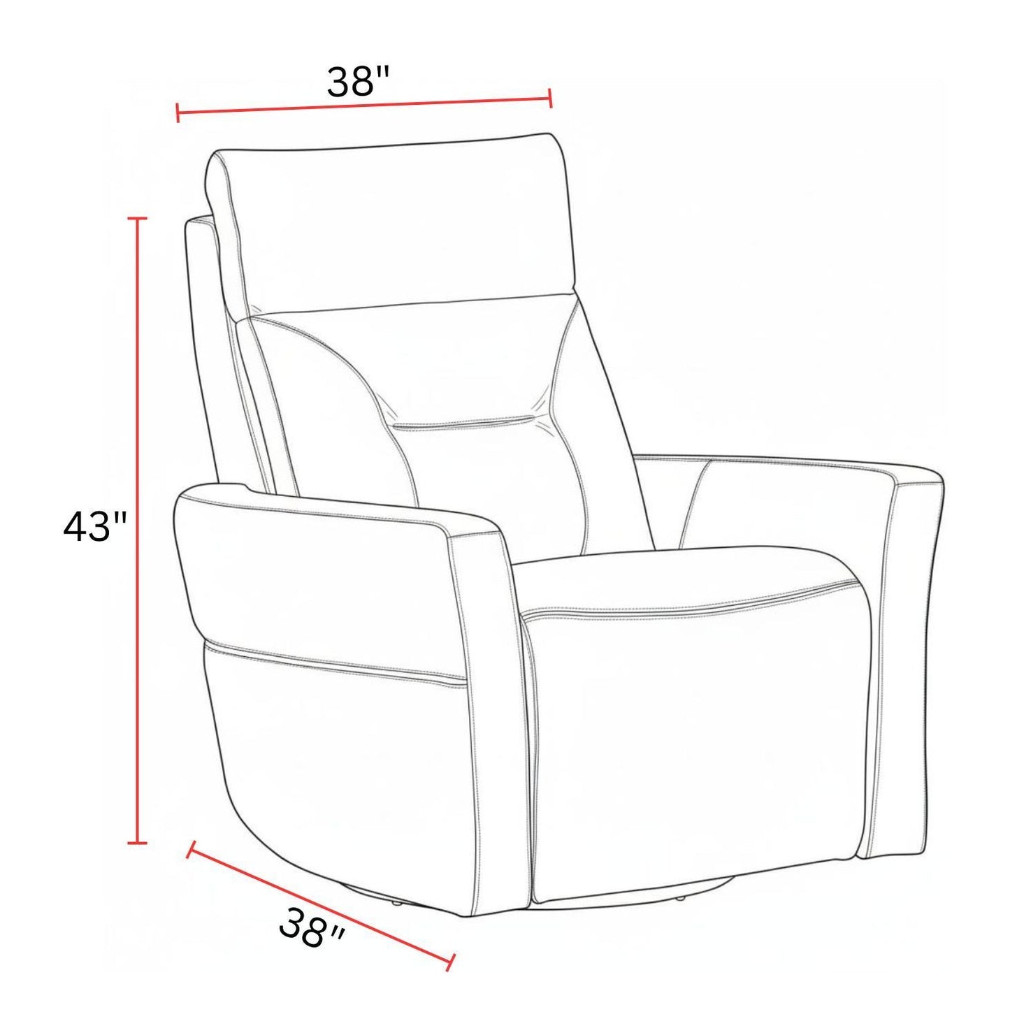 Remmington - Power Swivel Glider Recliner