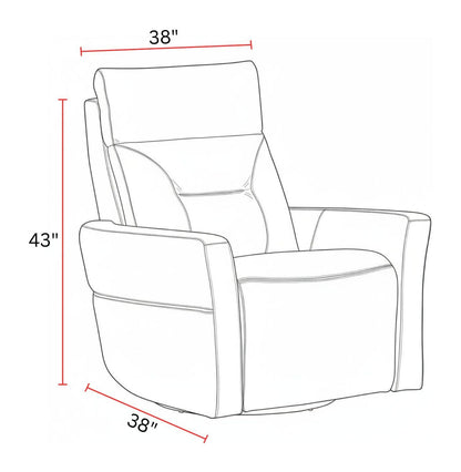 Remmington - Power Swivel Glider Recliner