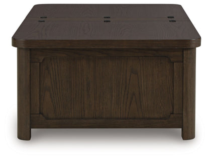 Breckington - Dark Brown - Cocktail Table With Storage