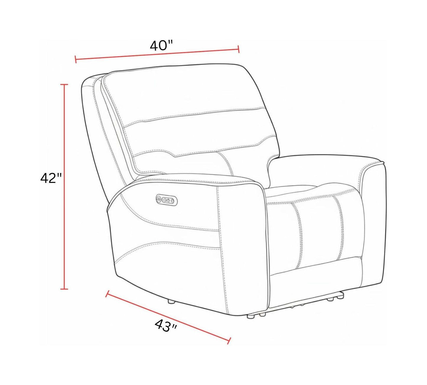 Lawson - Zero Gravity Power Recliner (Set of 2) - Sydney Brunette