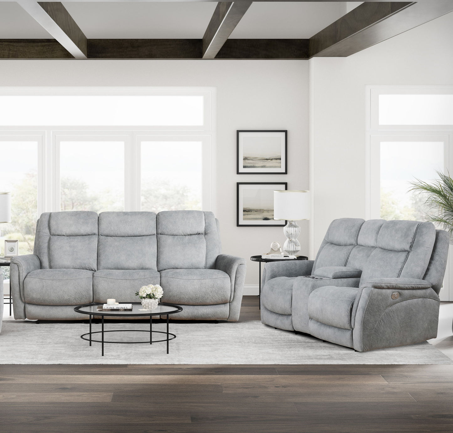 Linus - Power Reclining Sofa Set