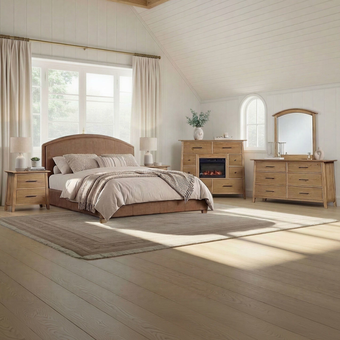 Jackson - Mirror - Golden Oak