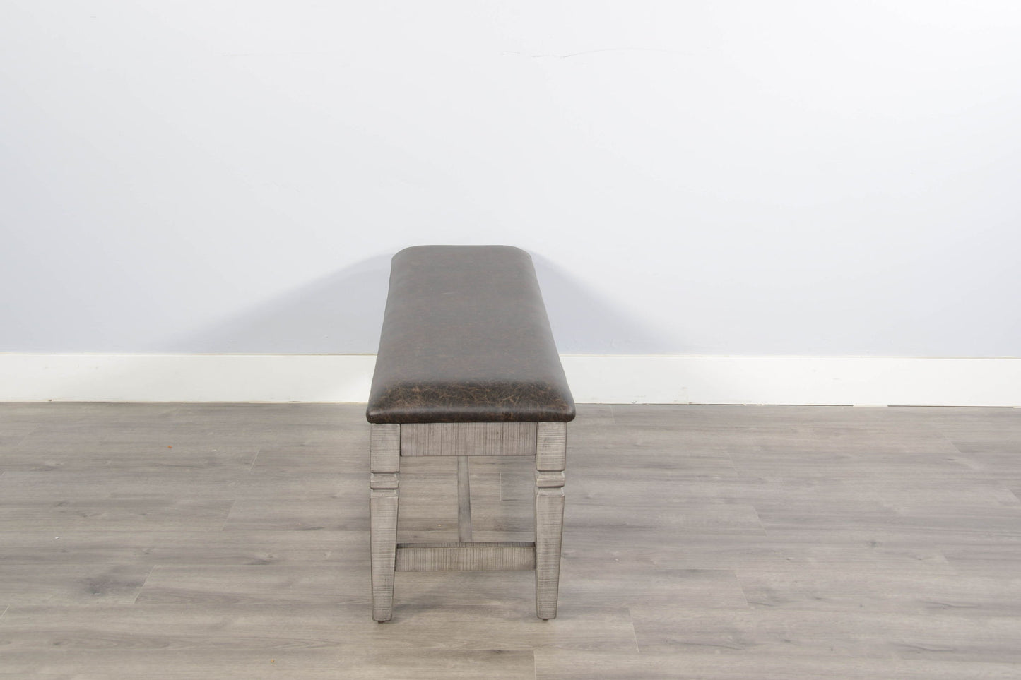 Homestead Hills - Cushioned Bench - Tobacco Leaf / Alpine Gray