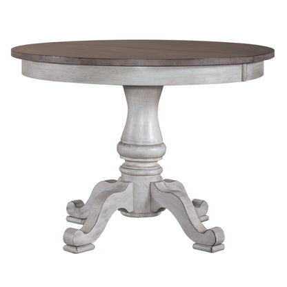 Ocean Isle - Pedestal Table - Antique White