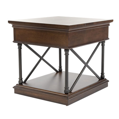 Tribeca - Drawer End Table - Cordovian Brown