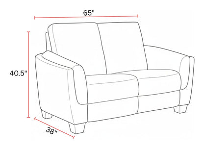 Morehead - Power Reclining Loveseat - Biscotti