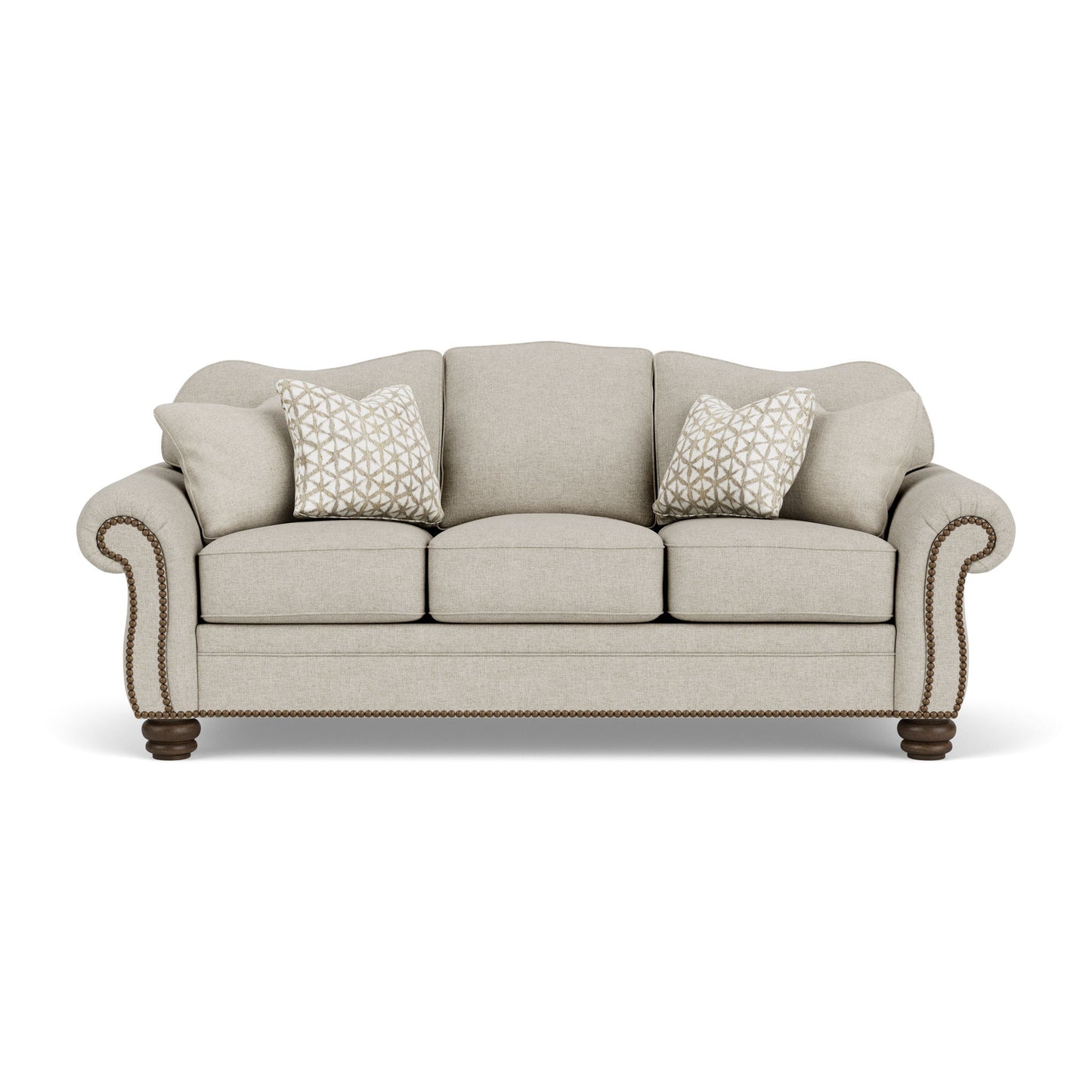 Bexley - Fabric Sofa, Nailhead Trim