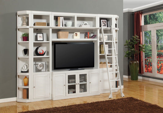 Boca - Outside Corner Bookcase - Cottage White