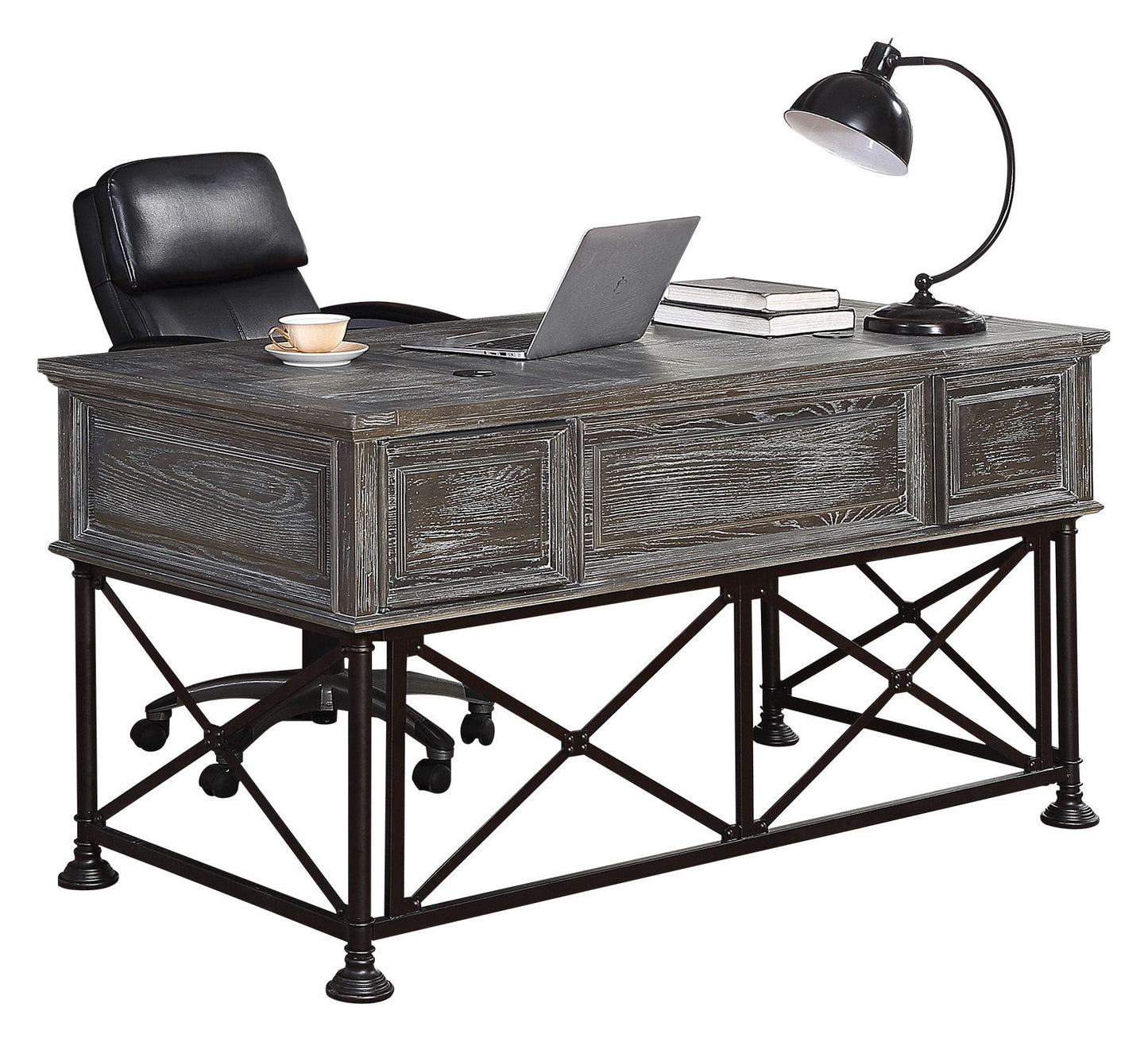 Gramercy Park - Writing Desk - Vintage Burnished Smoke