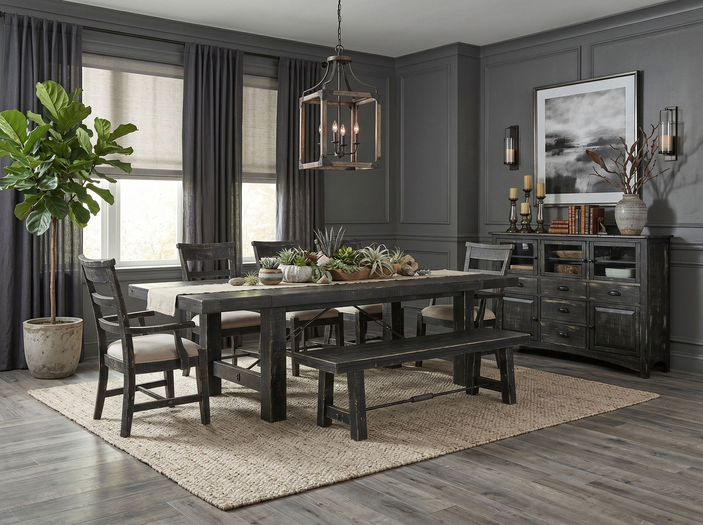 Marina - Wood Dining Table With Extensions