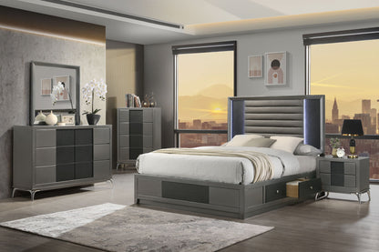 Nocturne - 4 Drawer Chest - Slate