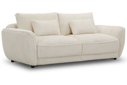 Utopia - 2 Seat Sofa With Lumbar Pillow - Mega Ivory