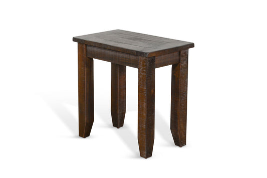 Homestead - Chair Side Table - Dark Brown