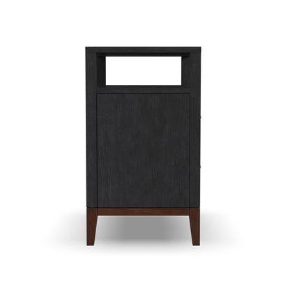 Waterfall - Nightstand - Black