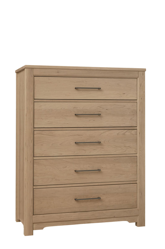 Crafted Cherry - 5 Drawer Chest - Bleached Cherry