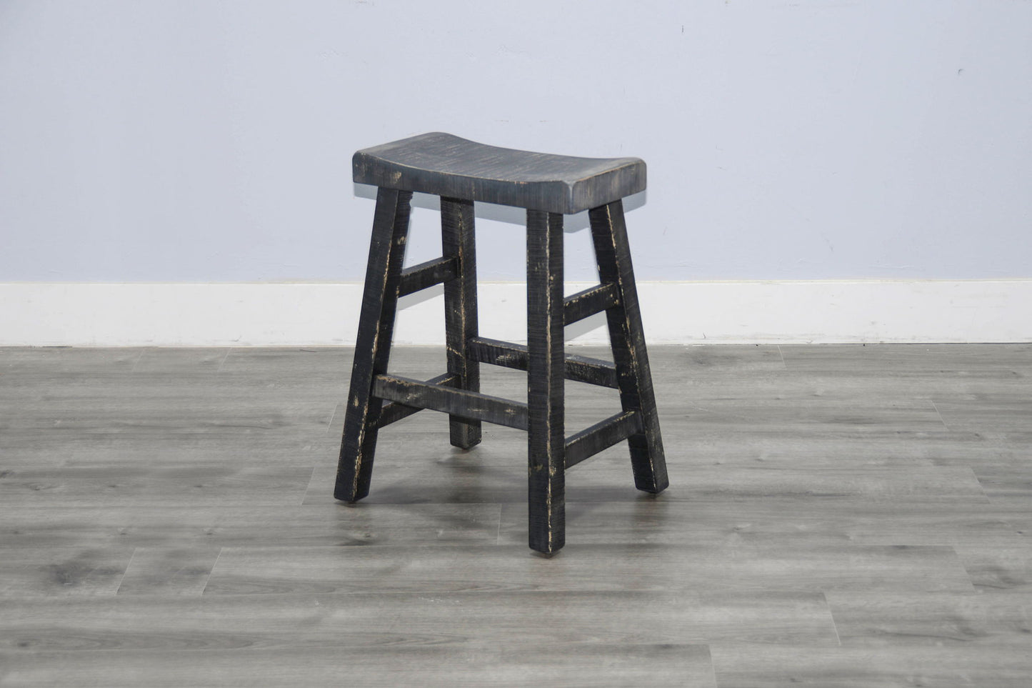 Marina - Stool With Wood Seat (Set of 2)