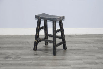 Marina - Stool With Wood Seat (Set of 2)