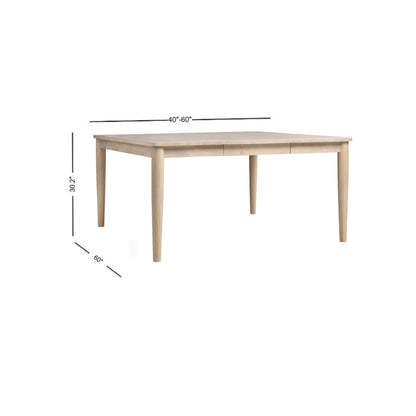 West End - Spindle Leg Table With Extension