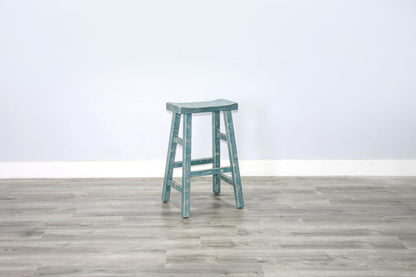 Marina - Stool With Wood Seat (Set of 2)