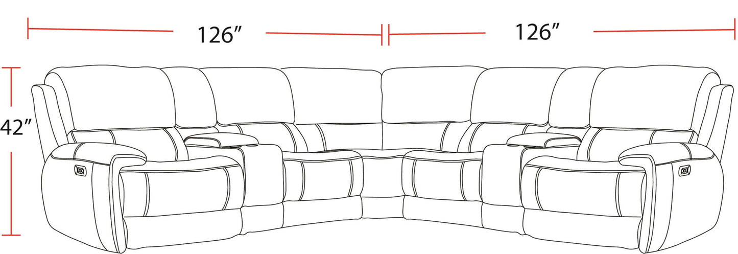 Empire - Modular Power Reclining Sectional